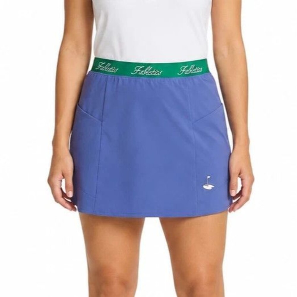 Fabletics Woven Pocket Golf Skort Womens Medium Periwinkle Blue Skirt Shorts